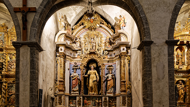 Eglise saintes juste et Ruffine - Prats de Mollo - la preste - chapelles laterales